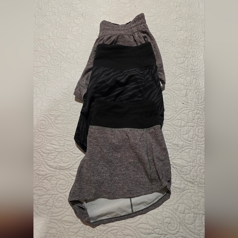 Lululemon Bundle Shorts Sz 8